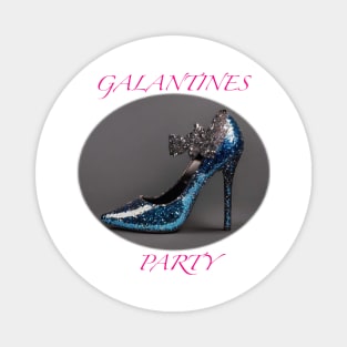 Galentines party shoes again Magnet